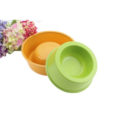 2021 new design different color eco and bio plant fiber dog bowls