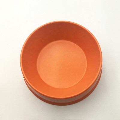 Customized Promotion Biodegradable Cat Food Feeding Bamboo Fiber Pet Bowl