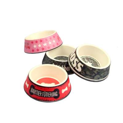 Eco friendly bamboo fiber pet food bowl for dog with good quality